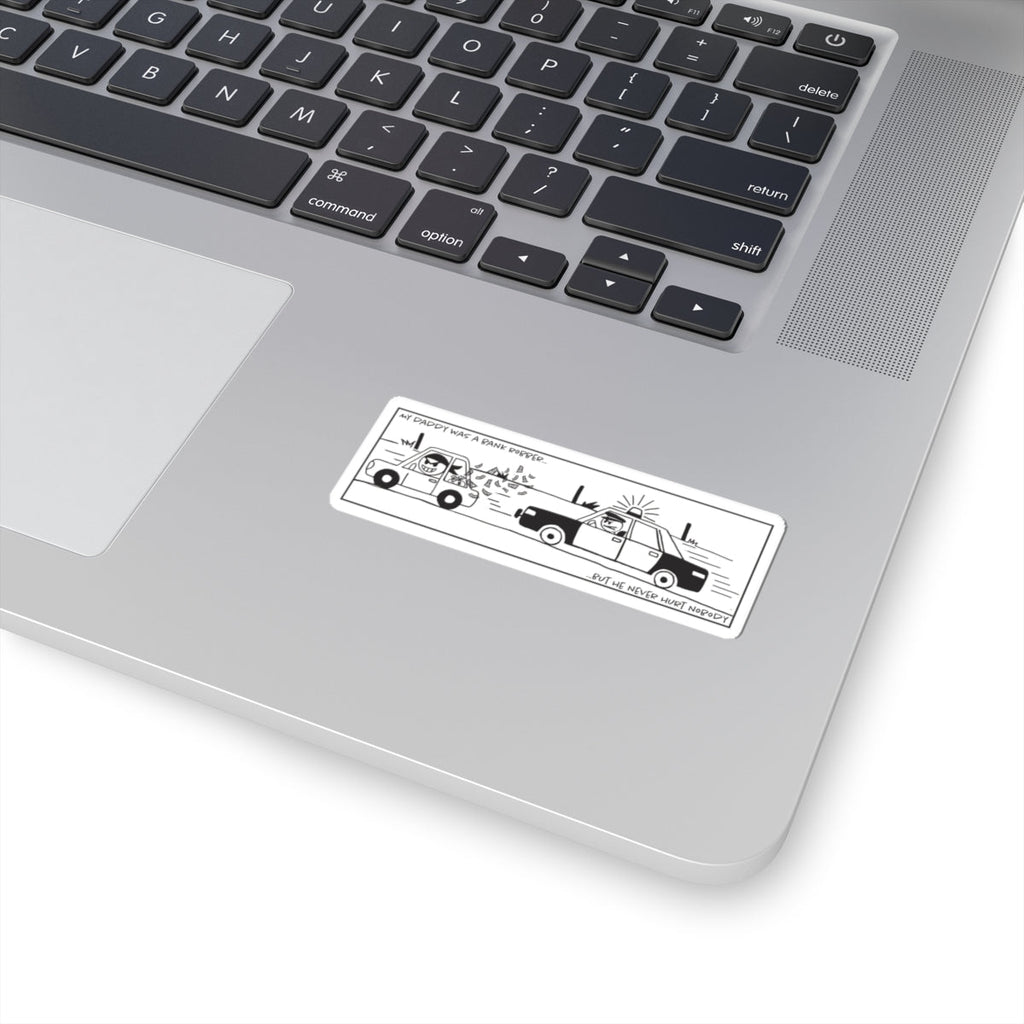 Loot Cakes Bank Robber Sticker
