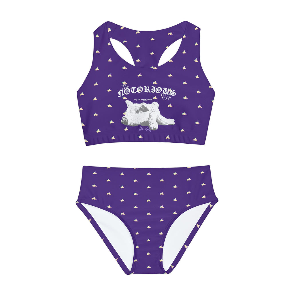 Girls Two Piece Swimsuit (AOP)