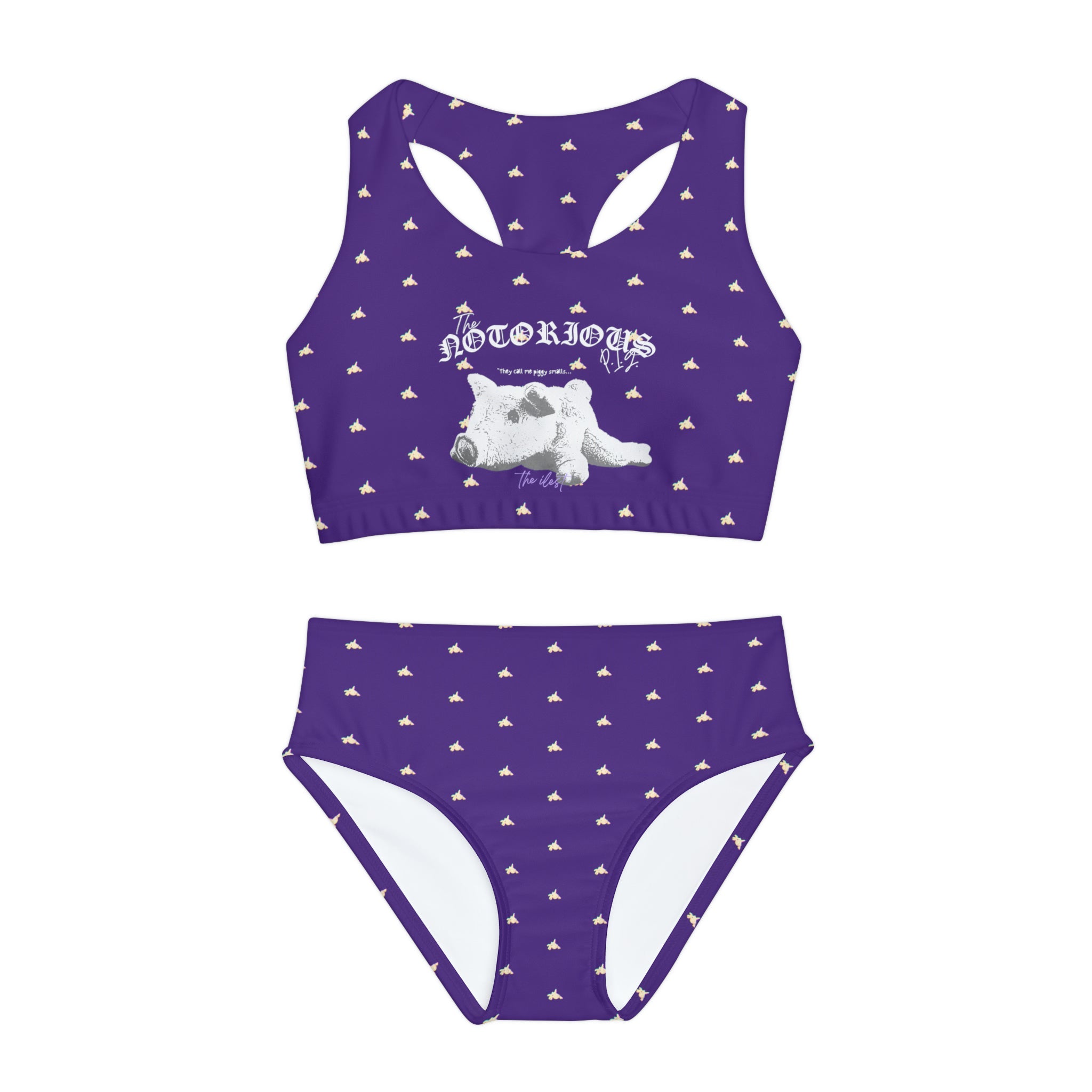 Girls Two Piece Swimsuit (AOP)