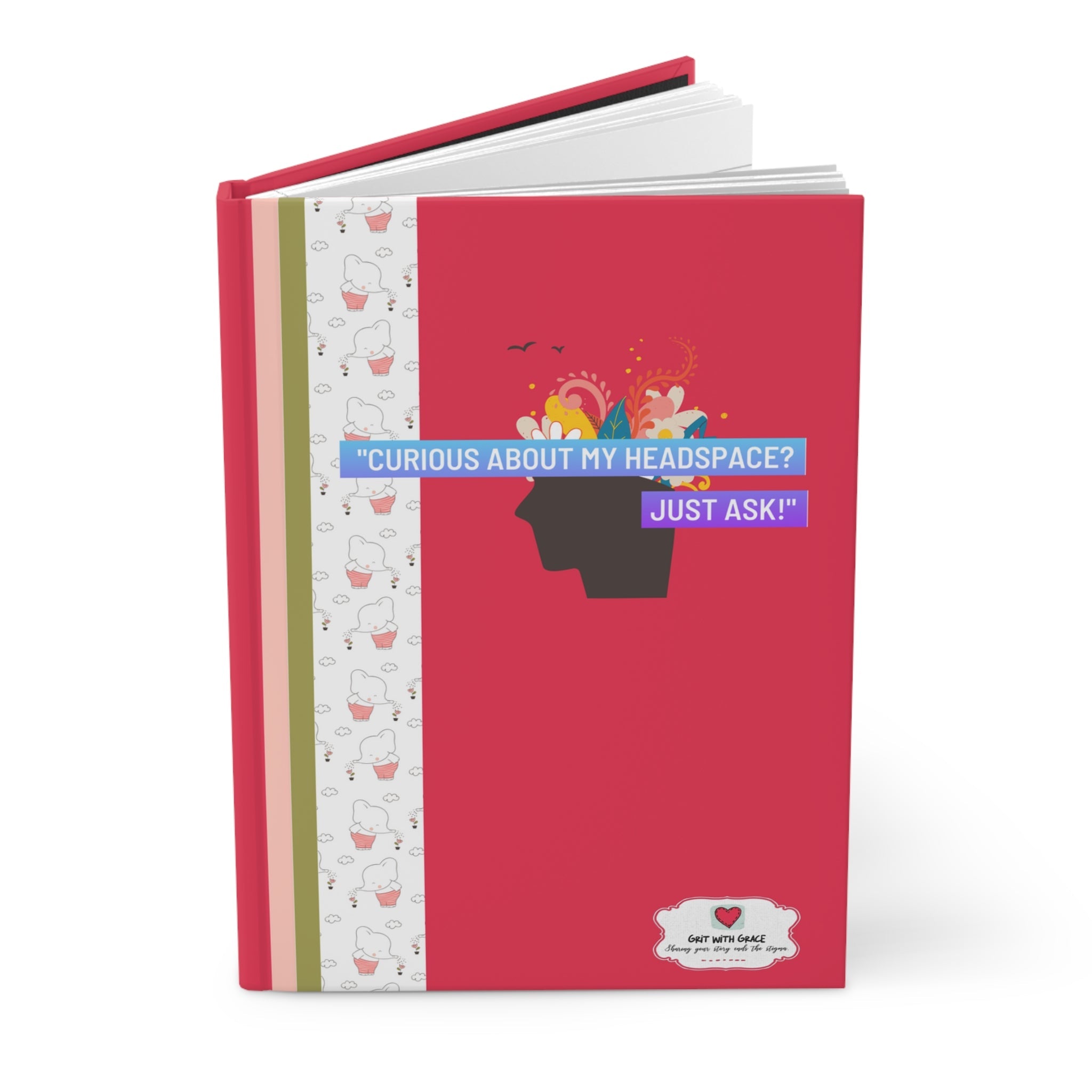 Grit with Grace 'Strength in Resilience' Hardcover Journal