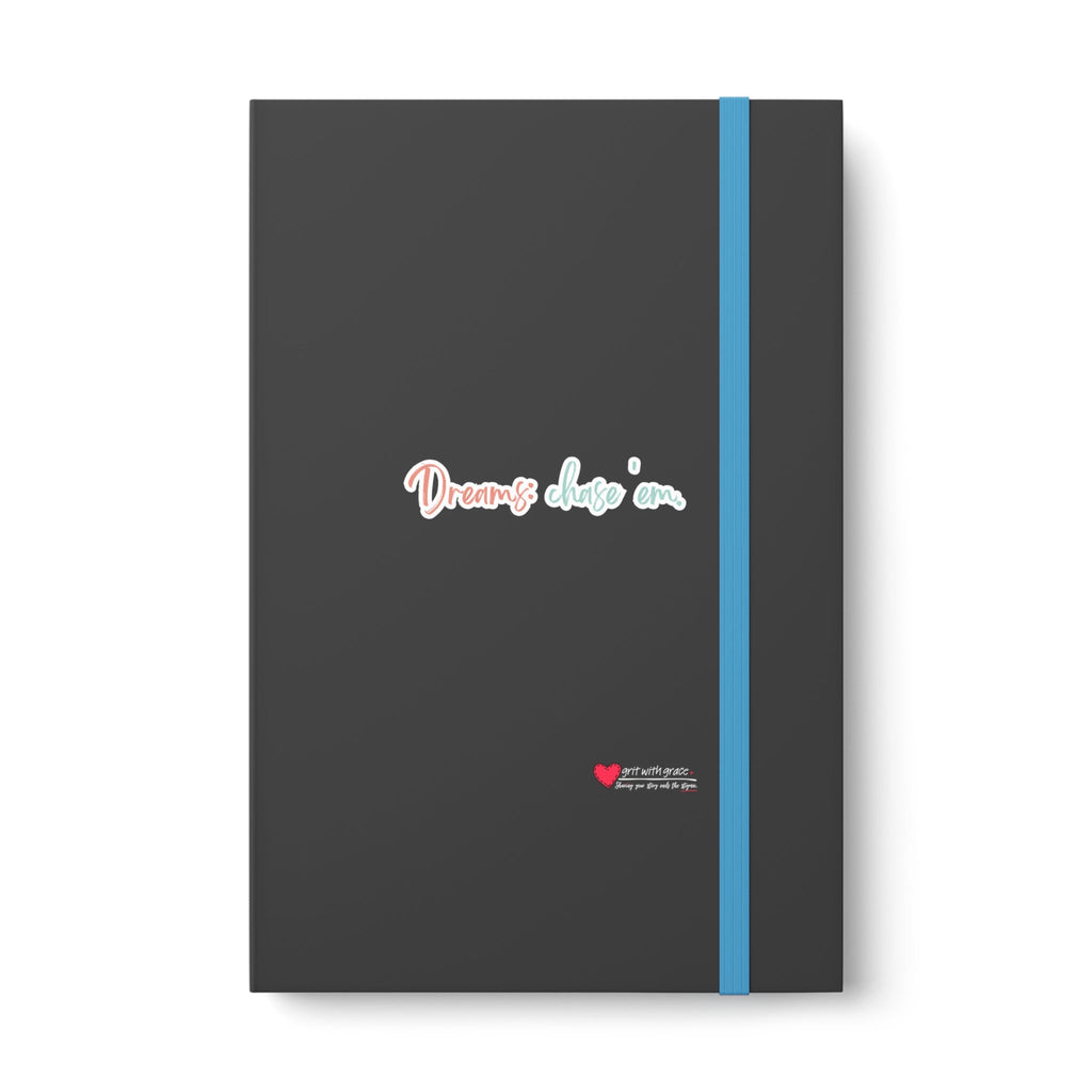 Mental Health Matters - "Dreams: chase 'em." Color Contrast Notebook - Ruled
