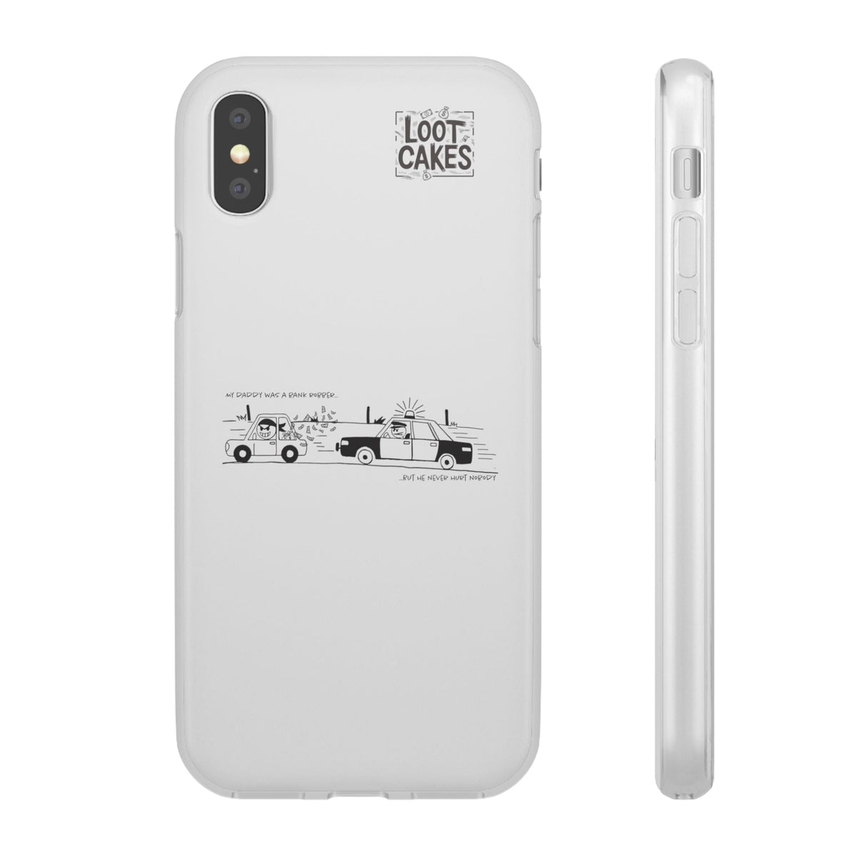 Loot Cakes x Mike Maldonado Phone Case | Slim Clear TPU Graphic