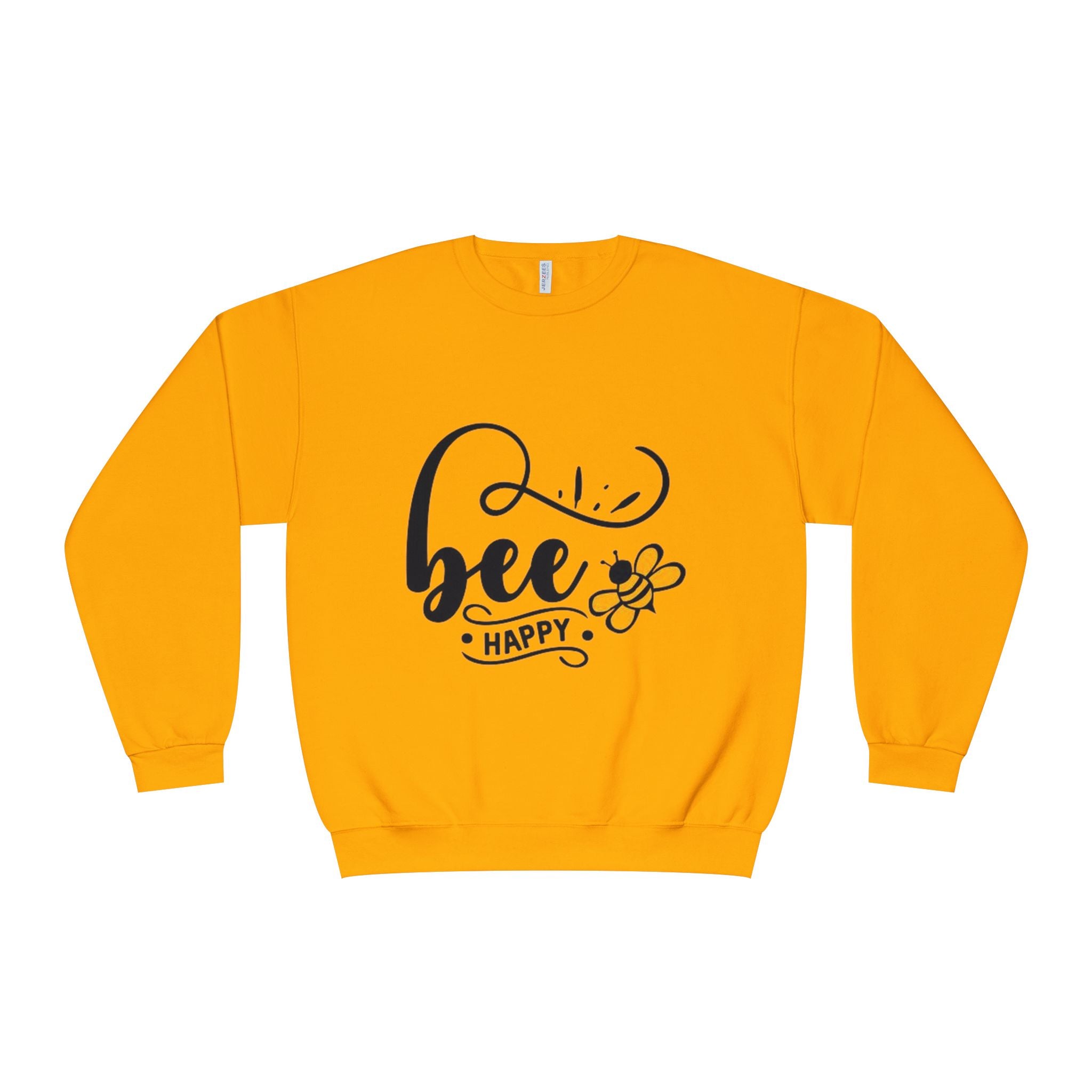 Bee Happy Series - "Bee Happy." Unisex NuBlend Crewneck Sweatshirt