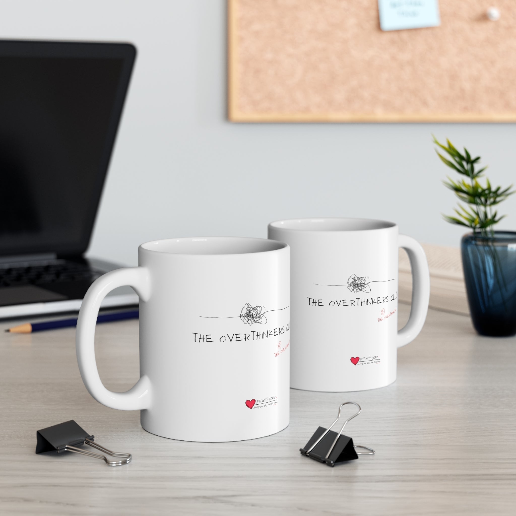 The Overthinkers Club Members Only Ceramic Mug
