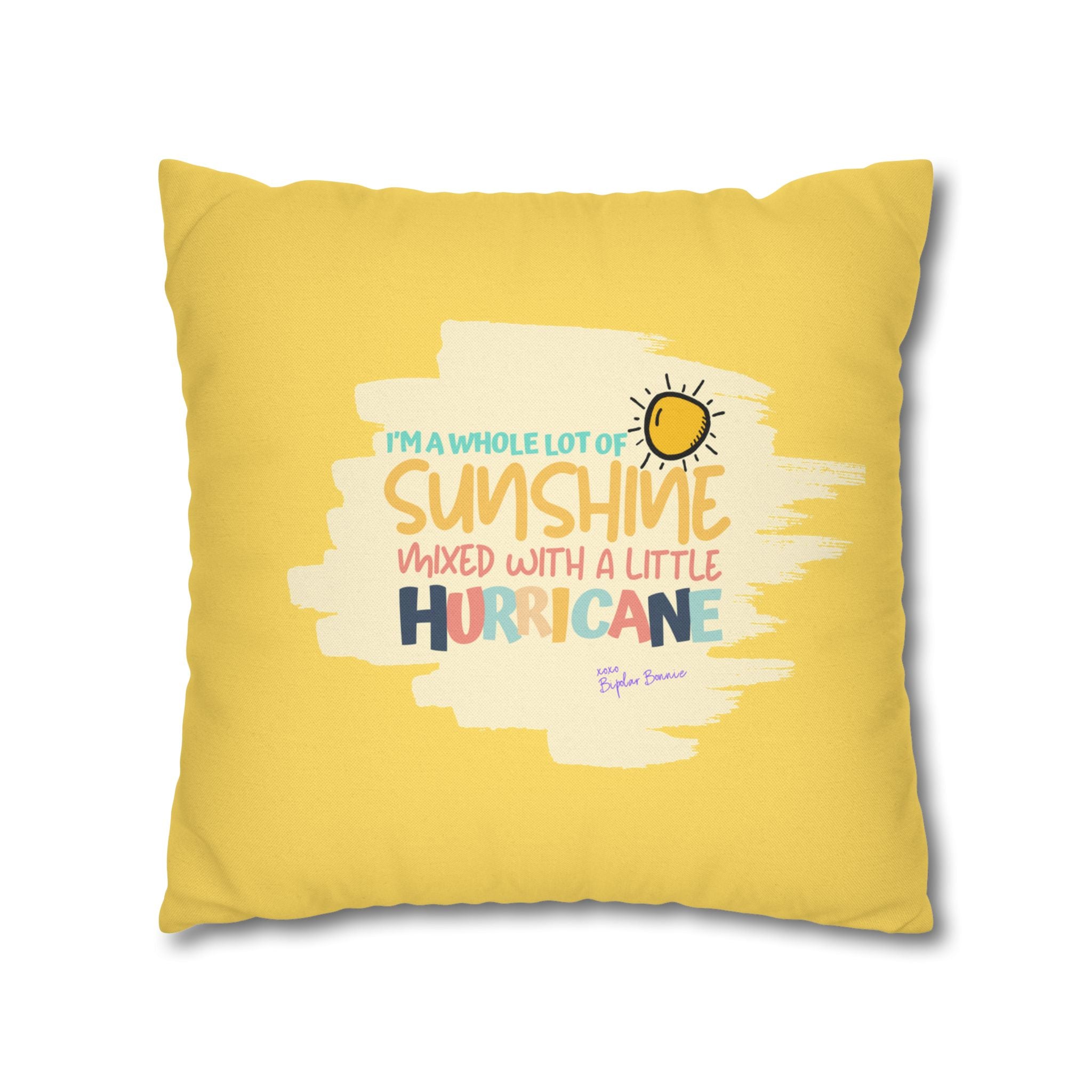Bipolar Bonnie Series - Spun Polyester Square Pillow Case