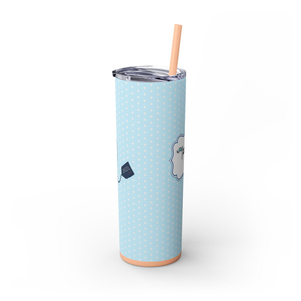 Adhd Allie Series  "Just call me the squirrel Whisperer" xoxo, Adhd Allie 20oz Skinny Tumbler with Straw - Mental Health Awareness - Charity Contribution