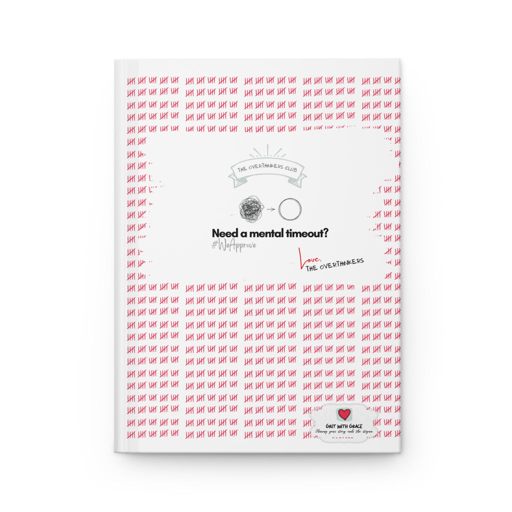 The Overthinkers Club 'Navigating Thoughts' Hardcover Matte Journal - Limited Edition