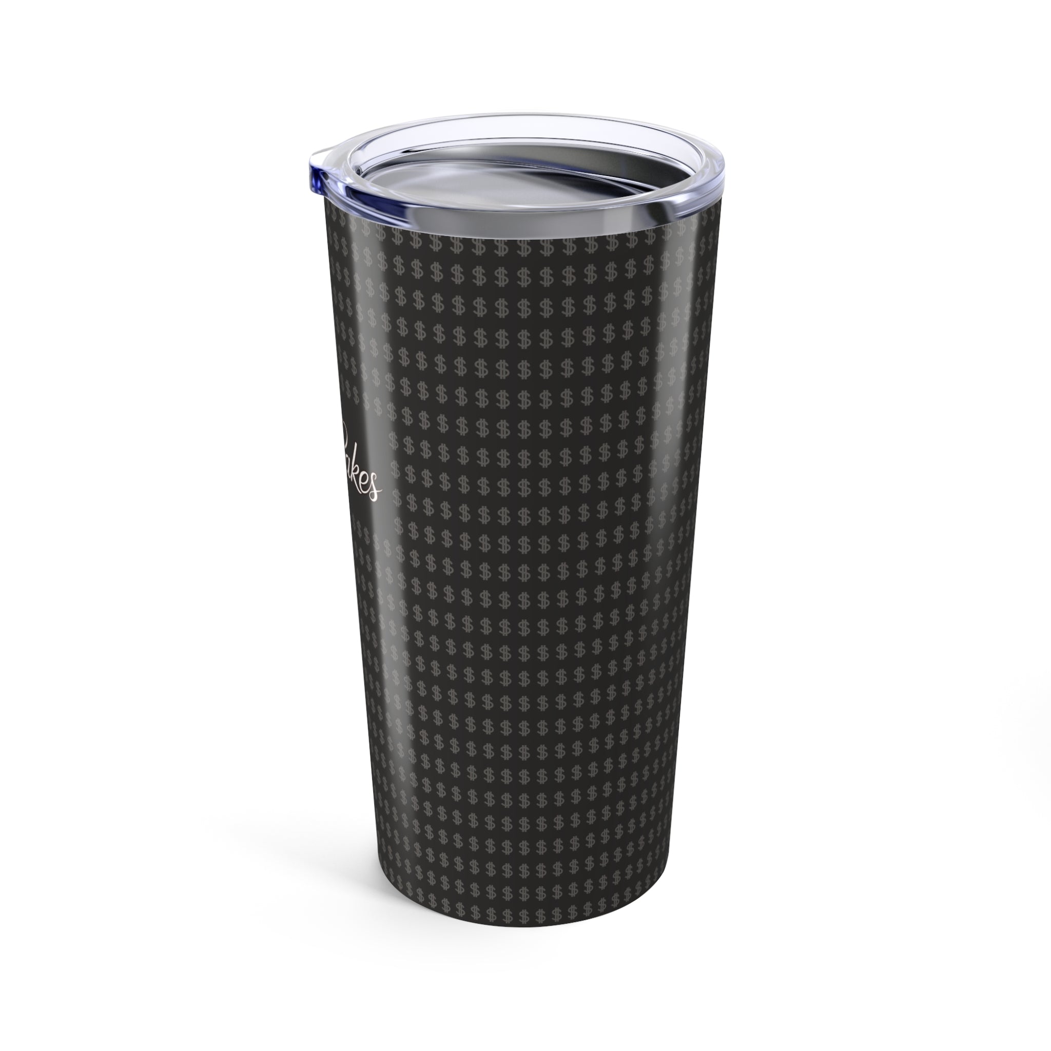 Loot Cakes 20oz Tumbler Black Patterned