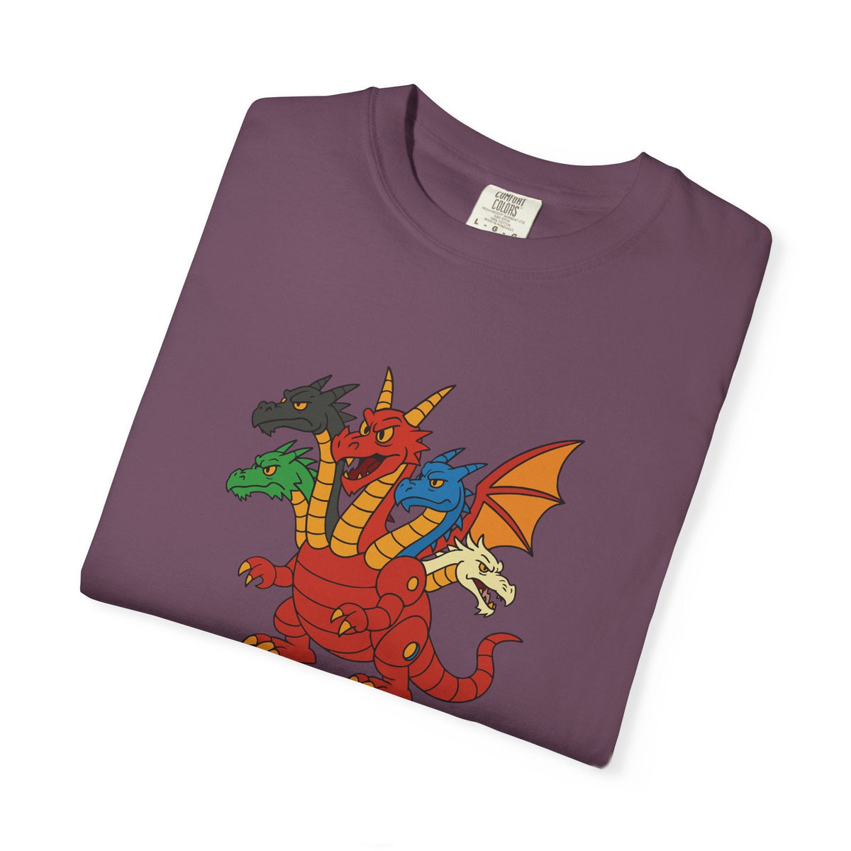 Multi-Headed Dragon T-Shirt — Colorful Fantasy Creature Tee