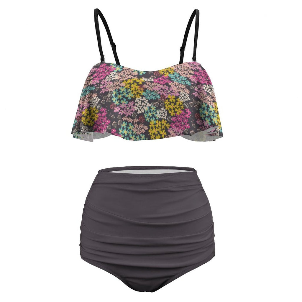 Summer Vibes 2-Piece Ruffle Tankini Swimsuit