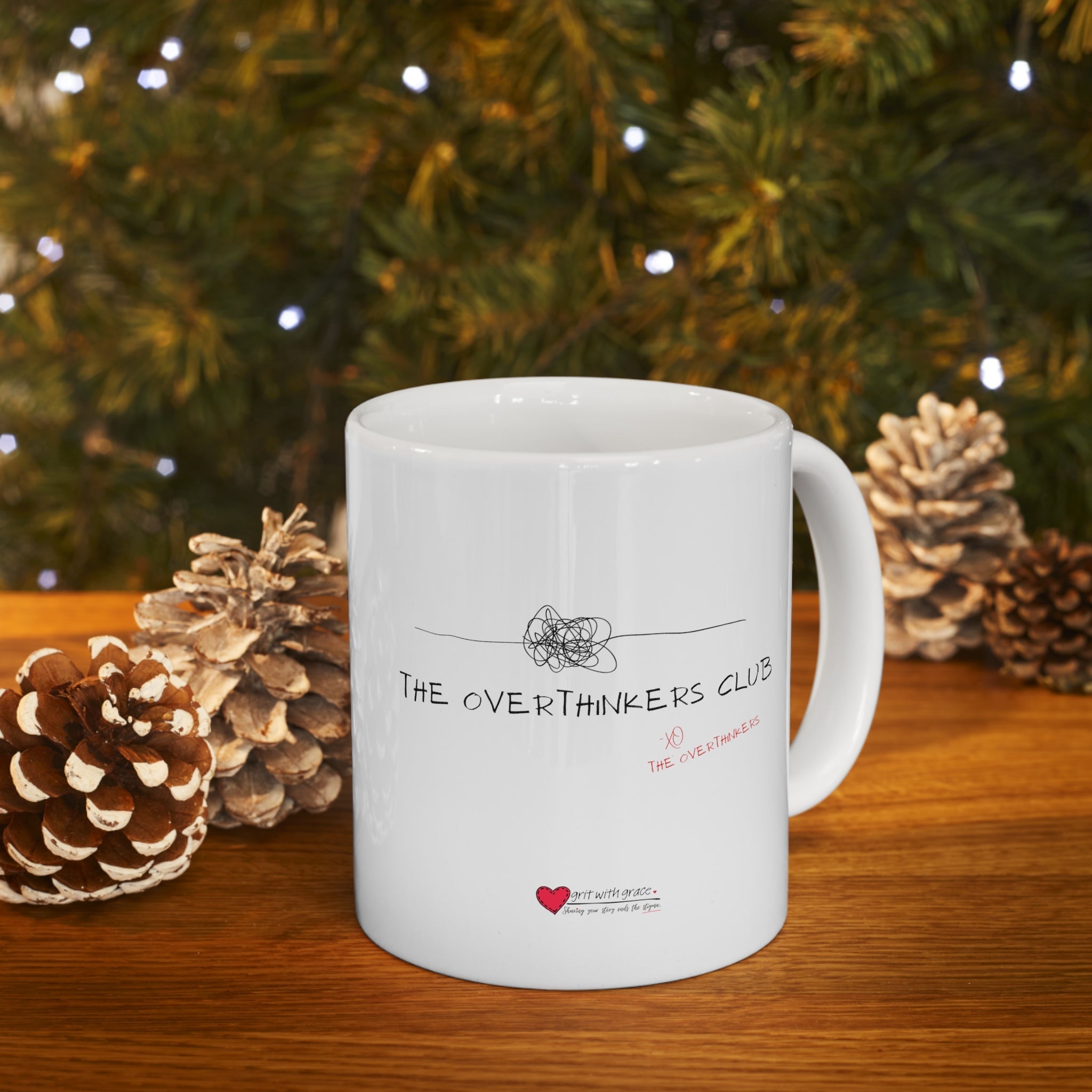 The Overthinkers Club Members Only Ceramic Mug