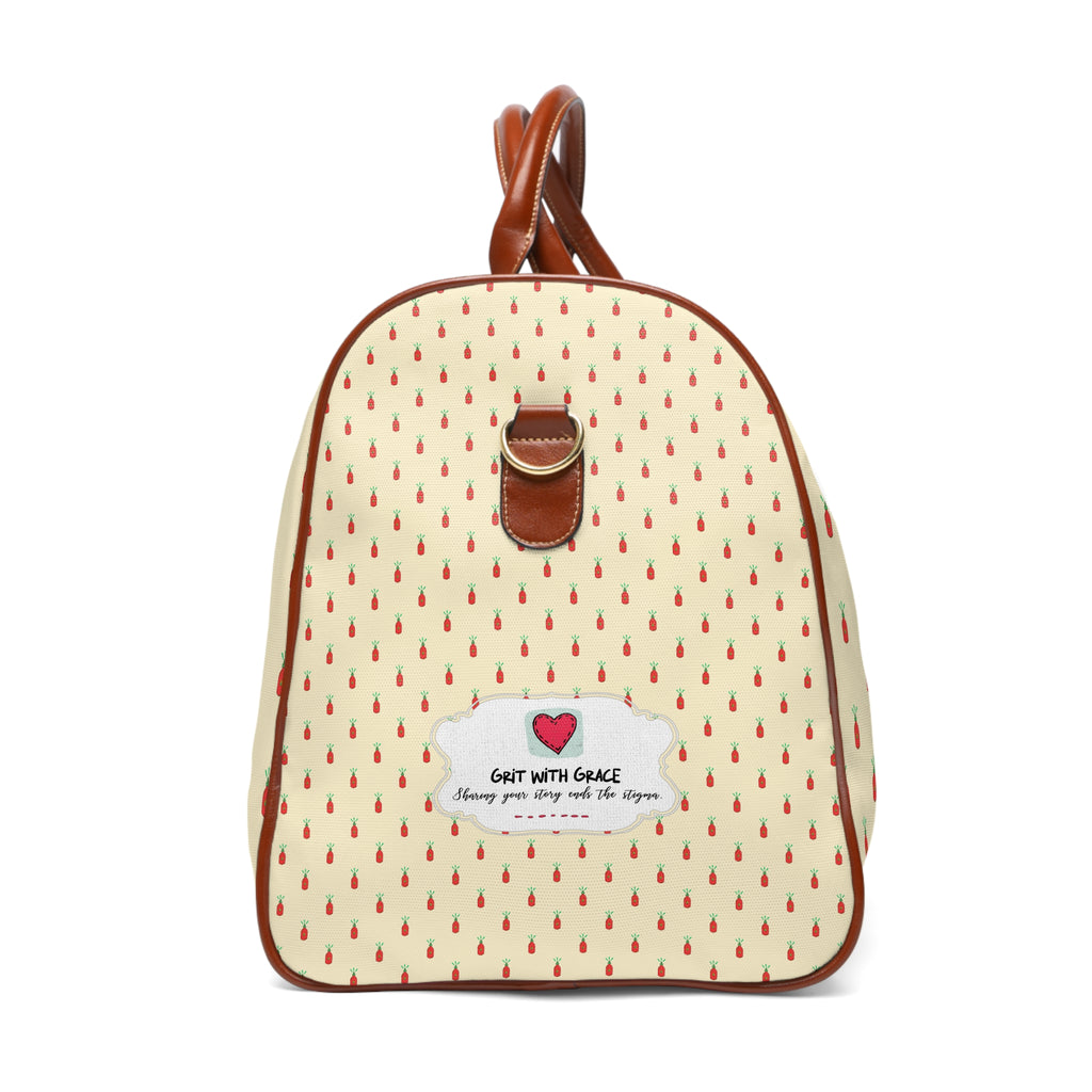 Bipolar Bonnie Series - "Where Sweet And Spicy Meet Every Hour" Waterproof Travel Bag
