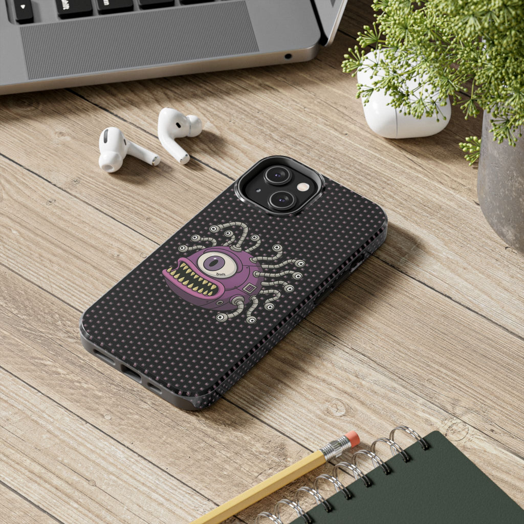 Critical Cut Purple Monster Phone Case