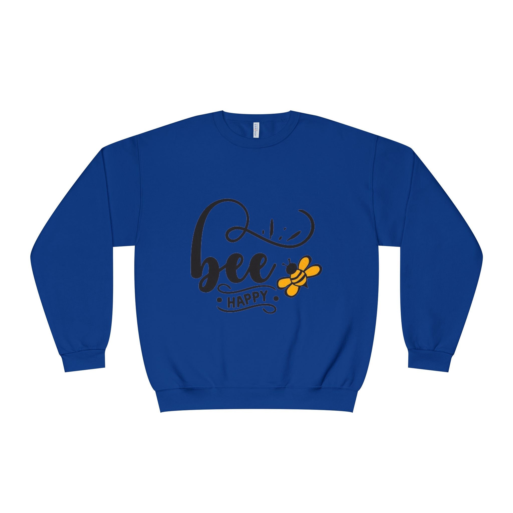 Bee Happy Series - "Bee Happy." Unisex NuBlend Crewneck Sweatshirt