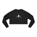 Invisible Ghost Casual Cropped Women's Sweatshirt