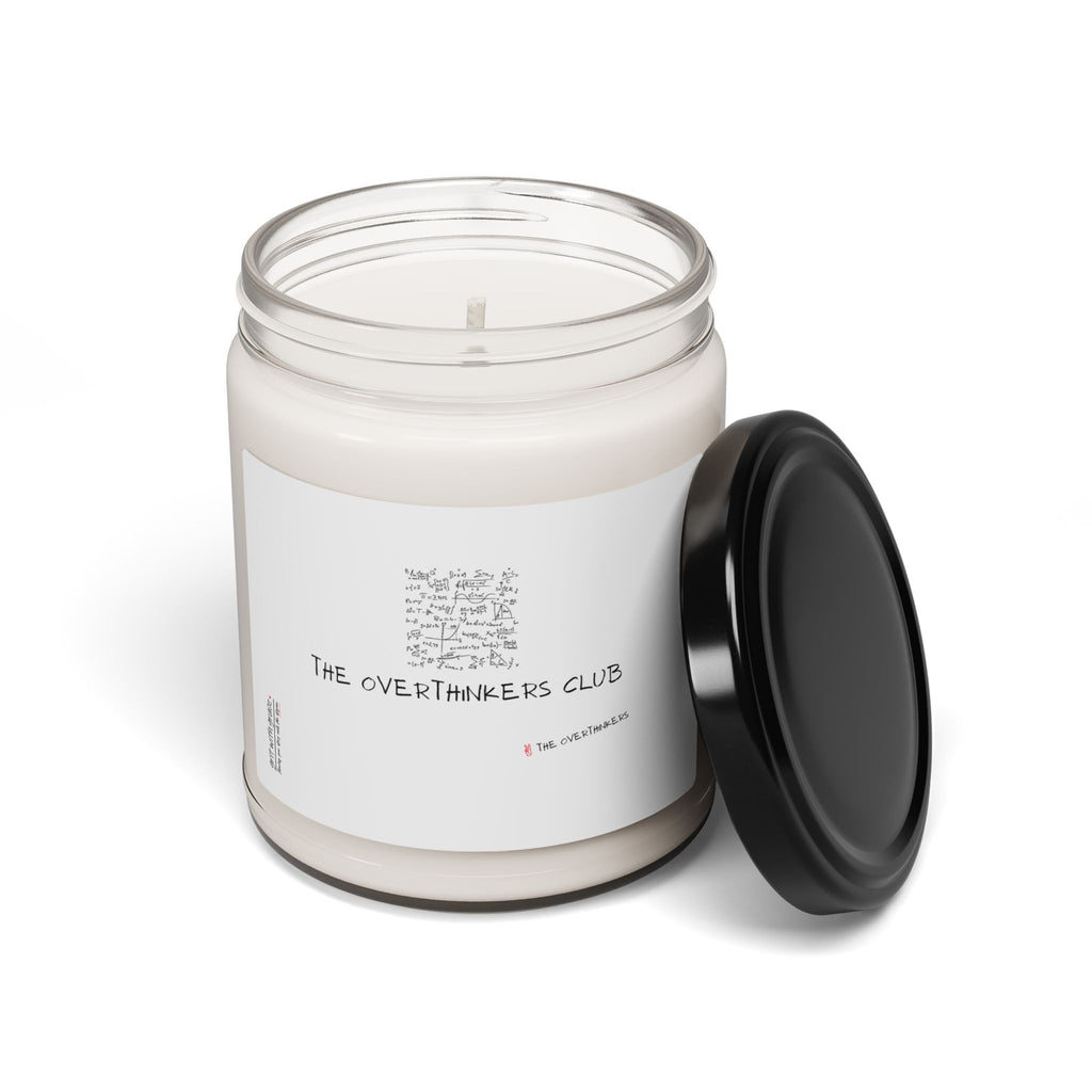 The Overthinkers Club Series - "The Overthinkers Club -Peace, The Overthinkers" Scented Soy Candle, 9oz