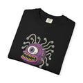 Retro Purple One-Eyed Creature Graphic Tee