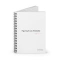 The Overthinkers Club 'Relatable Figuring Out' Members Only Notebook