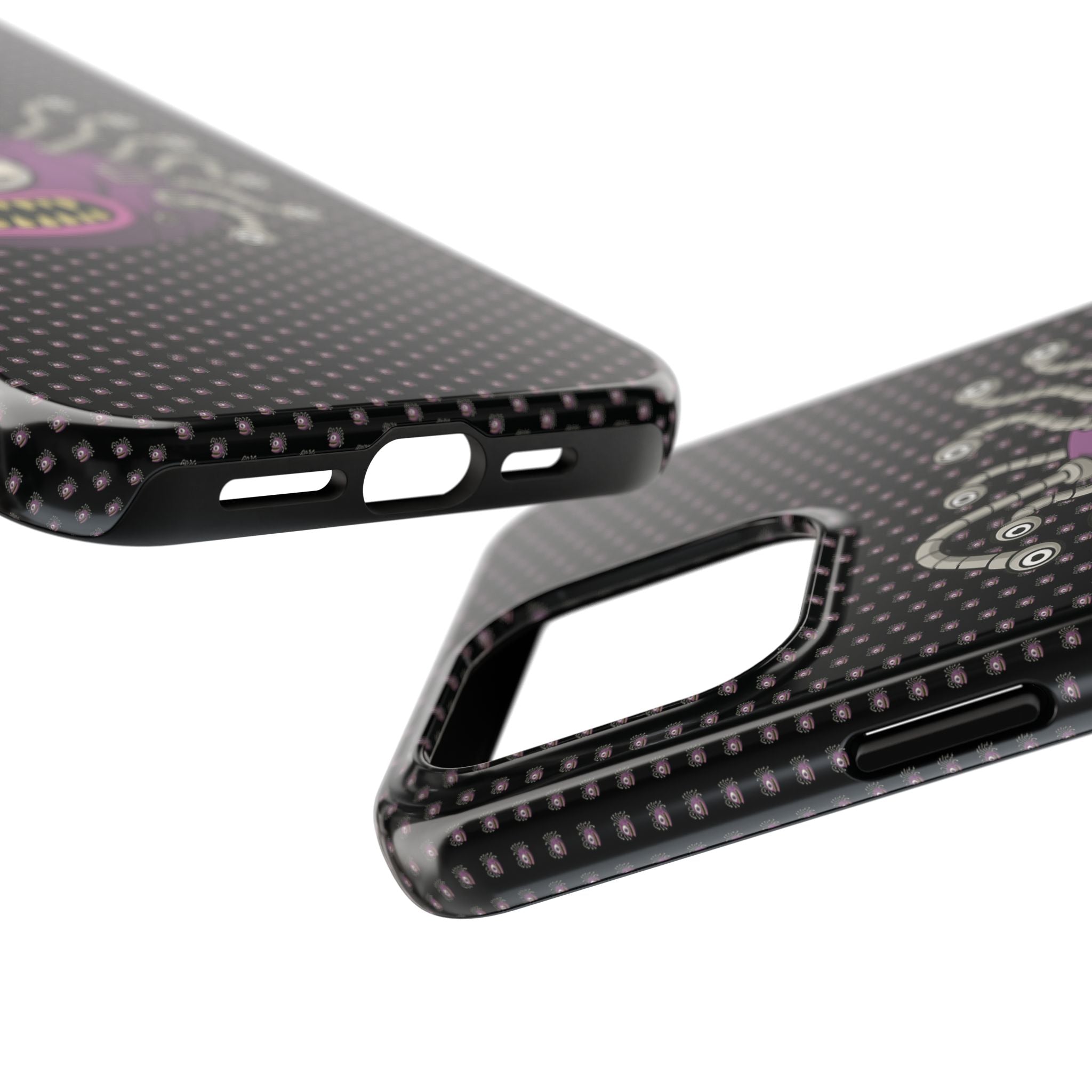 Tough Phone Case — Purple Monster Rugged Protective Cover