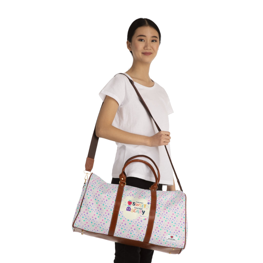 Bipolar Bonnie Series - "Sometimes Sweet But Sometimes Scary" Waterproof Travel Bag