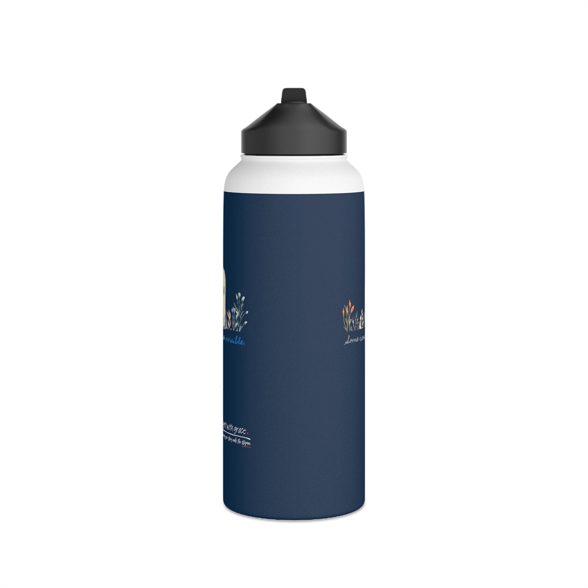 Invisible Ghost 'Invisible Wounds' Stainless Steel Water Bottle