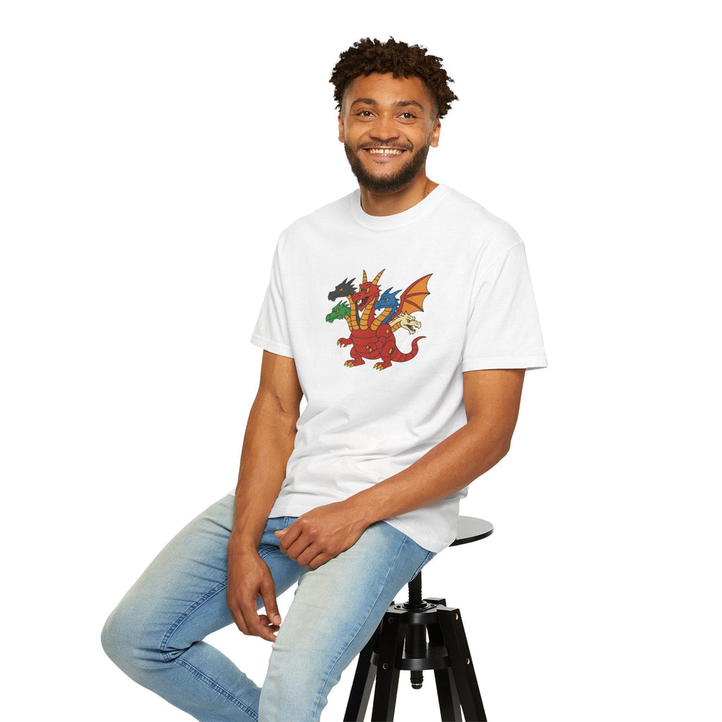 Multi-Headed Dragon T-Shirt — Colorful Fantasy Creature Tee