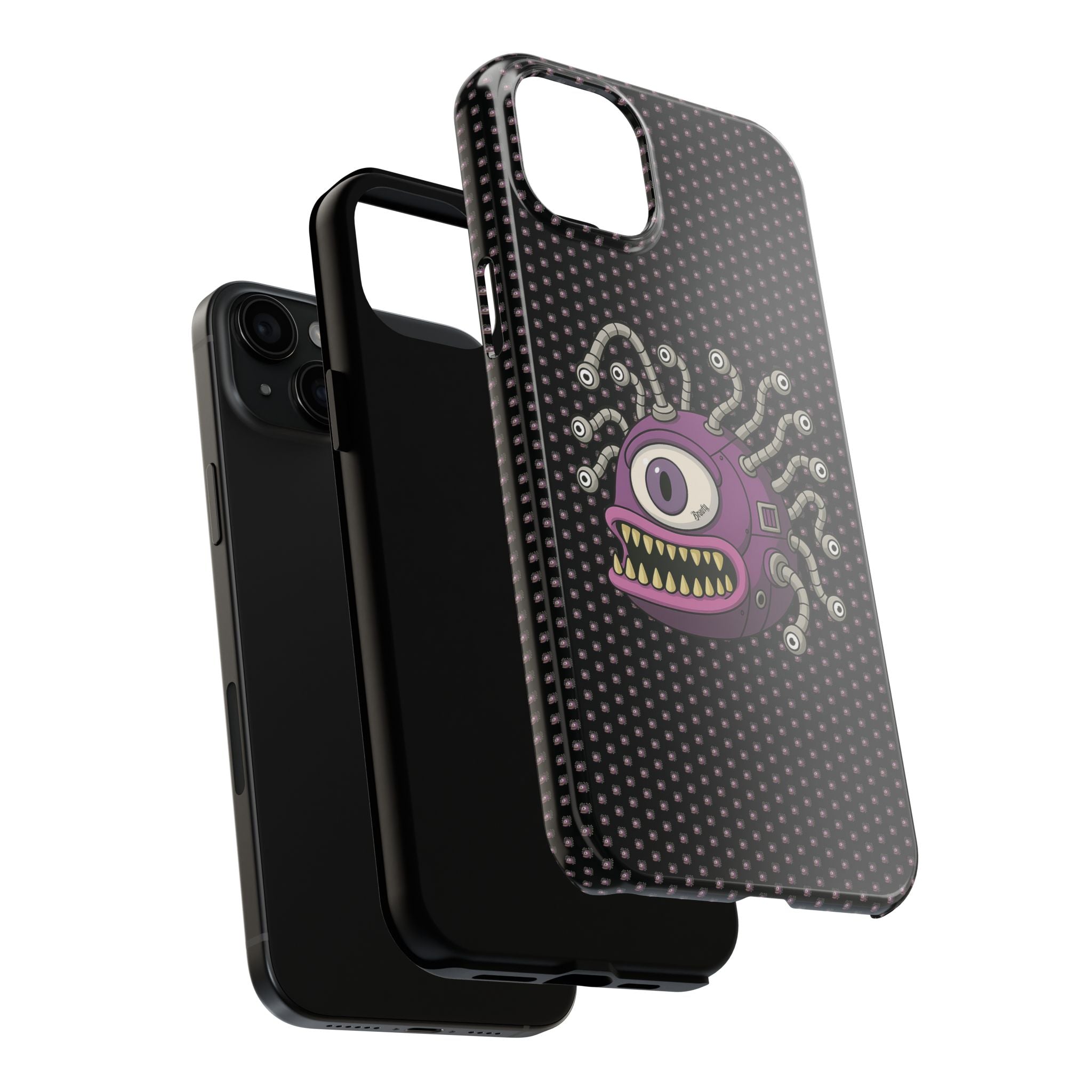 Critical Cut Purple Monster Phone Case