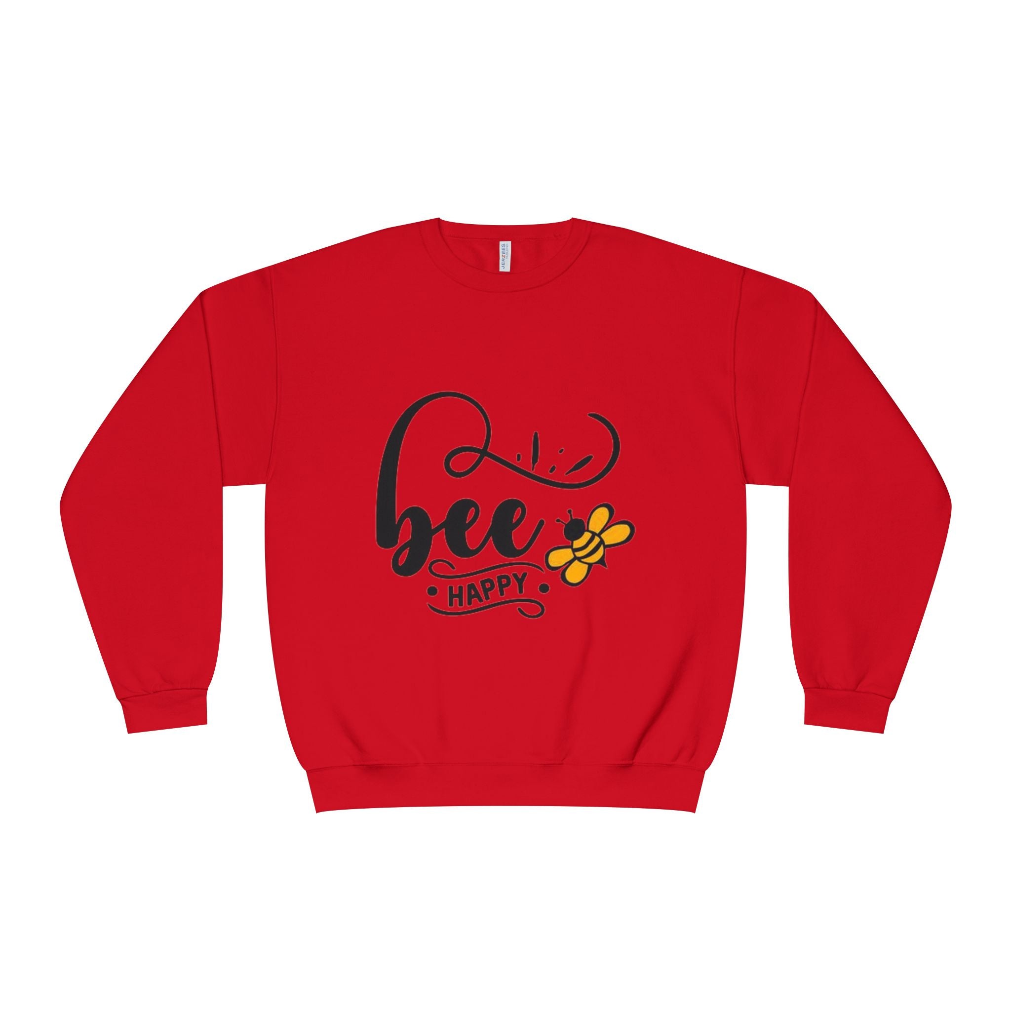 Bee Happy Series - "Bee Happy." Unisex NuBlend Crewneck Sweatshirt