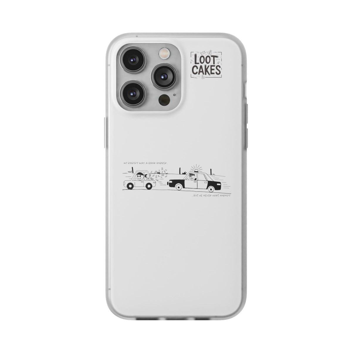 Loot Cakes x Mike Maldonado Phone Case | Slim Clear TPU Graphic