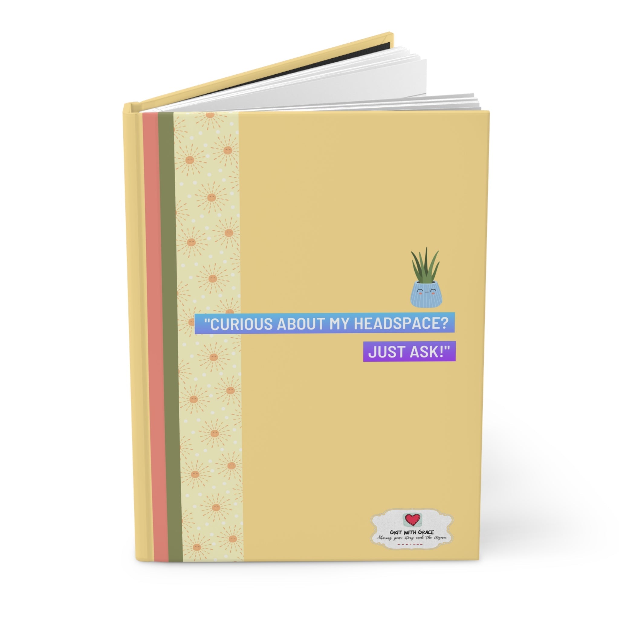 Grit with Grace 'Strength in Resilience' Hardcover Journal