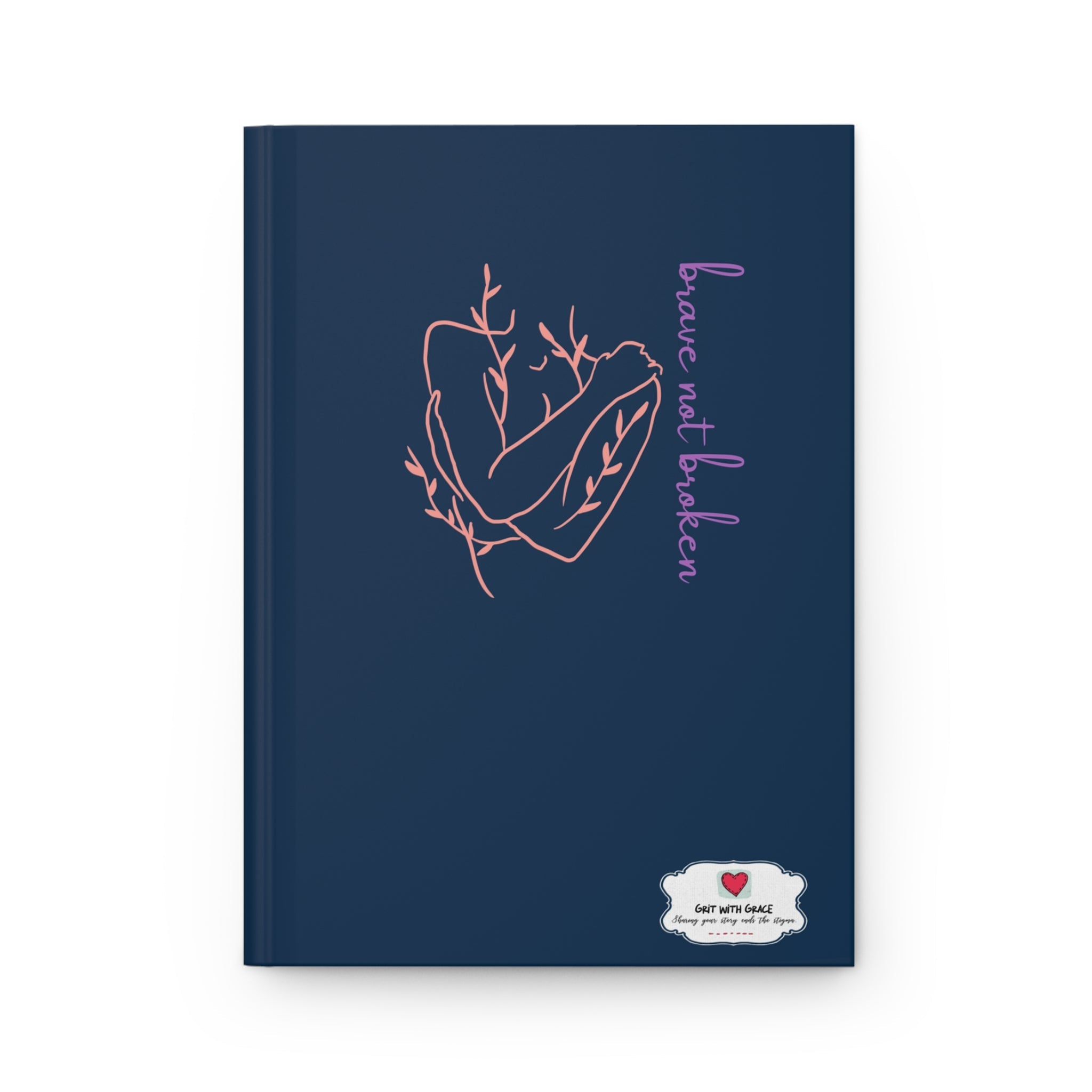 Grit with Grace 'Strength in Resilience' Hardcover Journal