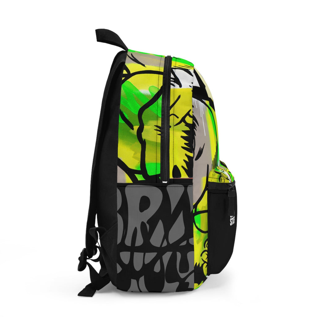 Smash Green Backpack  — Bring The Good Stuff Travel Bag