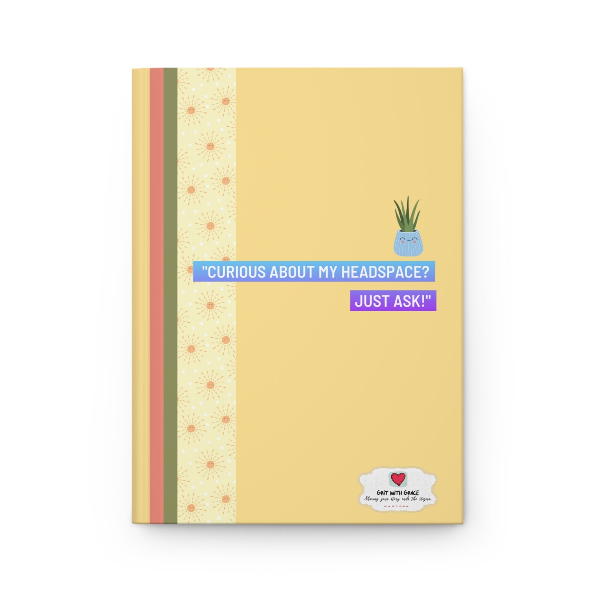 Grit with Grace 'Strength in Resilience' Hardcover Journal