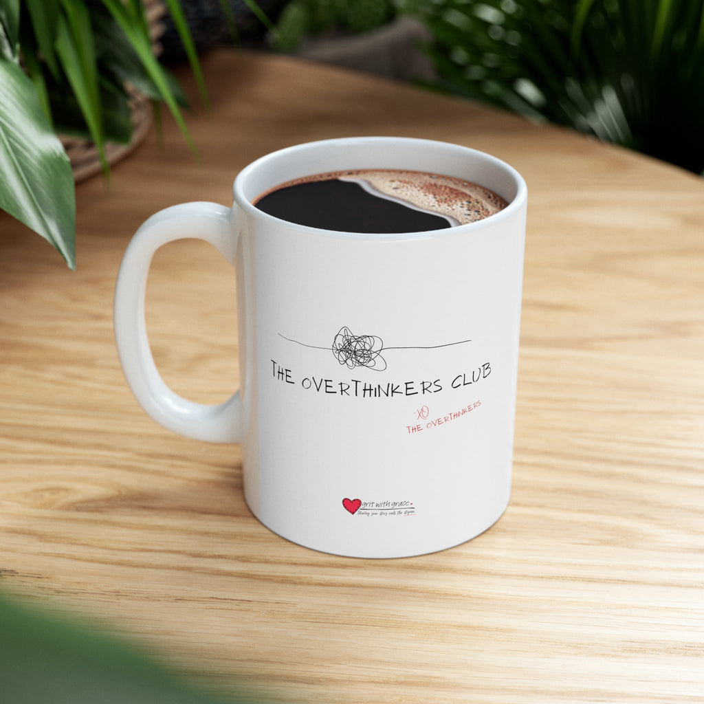 The Overthinkers Club Members Only Ceramic Mug