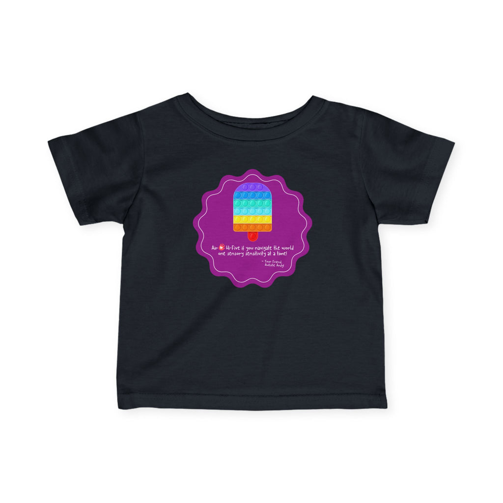 AUTISTIC ANDY 'COLOR-CODED ADVENTURES' INFANT FINE JERSEY TEE - LIMITED EDITION