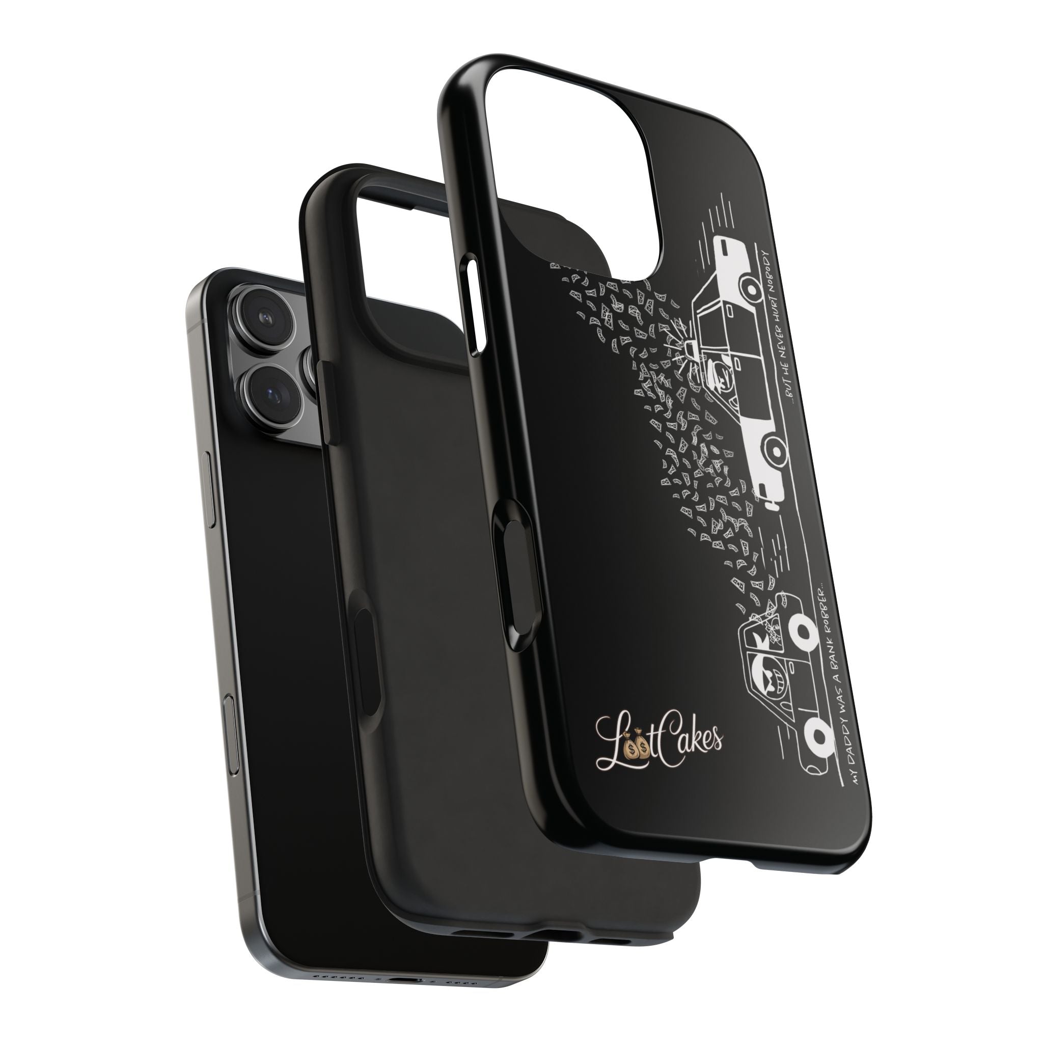 Tough Phone Case - Adventure Truck Line Art ("Life is Better When You're Outside")