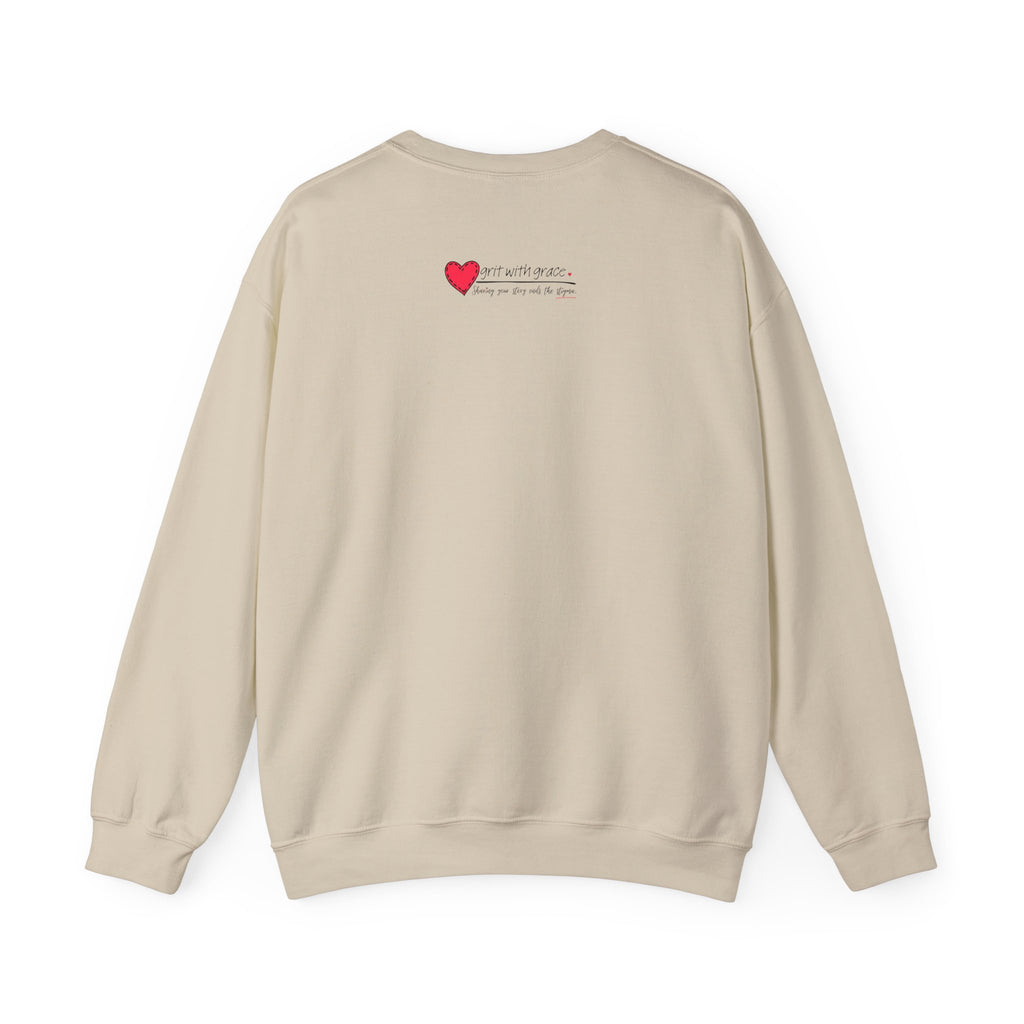 Bee Happy Series - "Be Brave." Unisex Heavy Blend™ Crewneck Sweatshirt