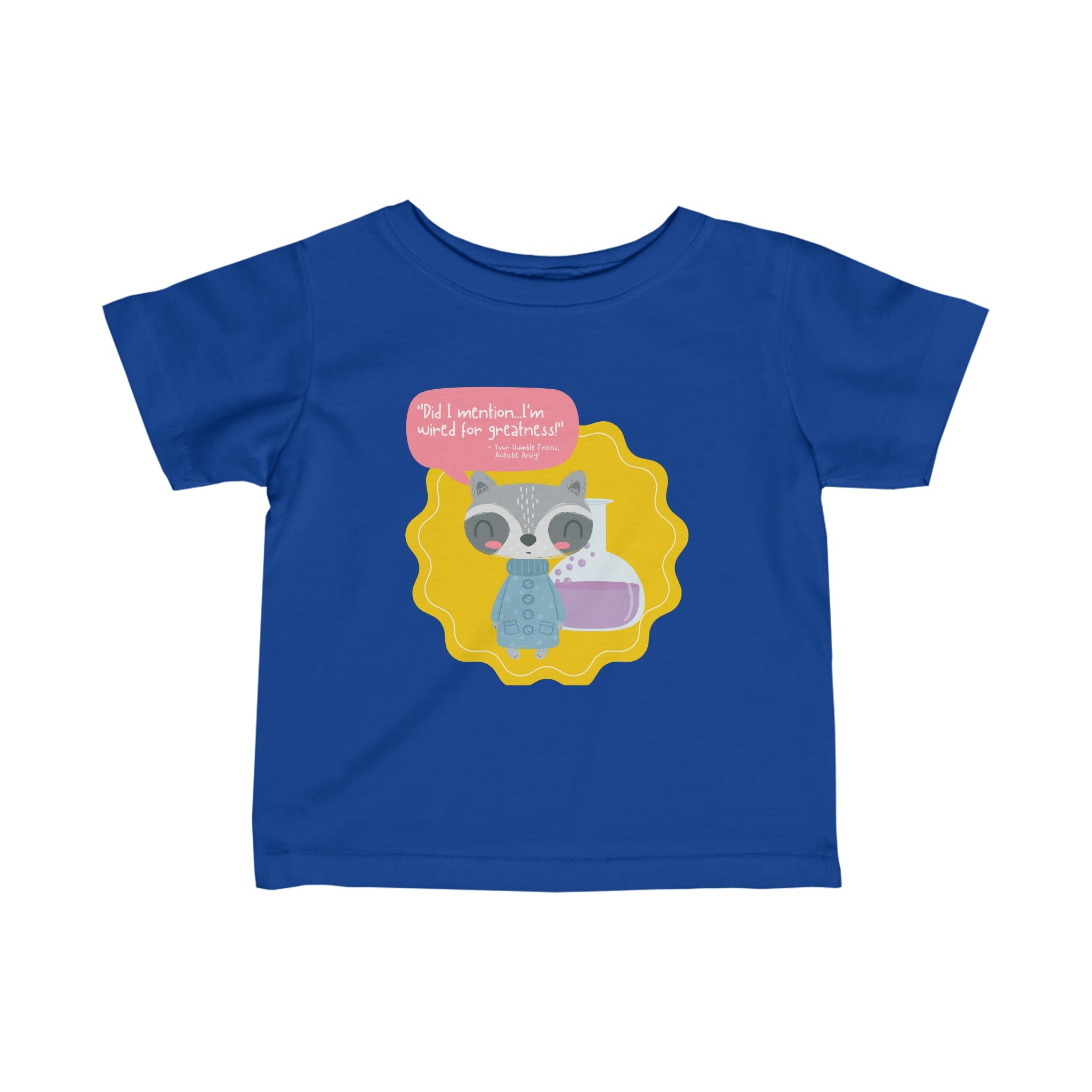 Autistic Andy's Limited Edition 'Color-Coded Journeys' Infant Fine Jersey Tee