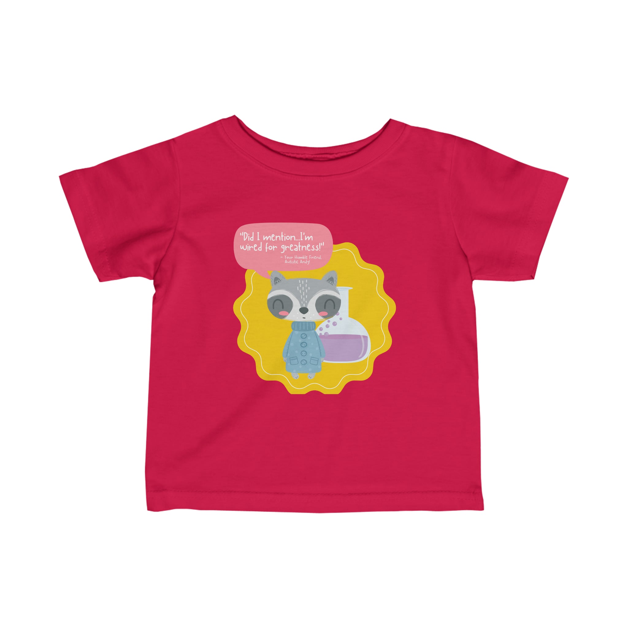 Autistic Andy's Limited Edition 'Color-Coded Journeys' Infant Fine Jersey Tee