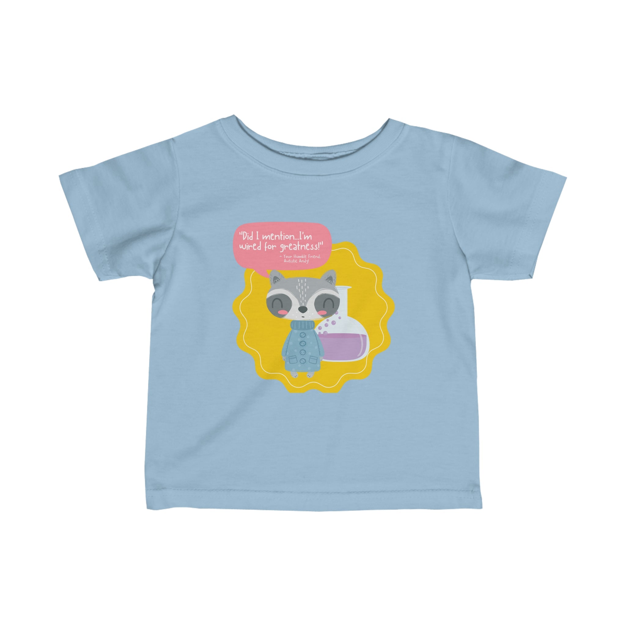 Autistic Andy's Limited Edition 'Color-Coded Journeys' Infant Fine Jersey Tee