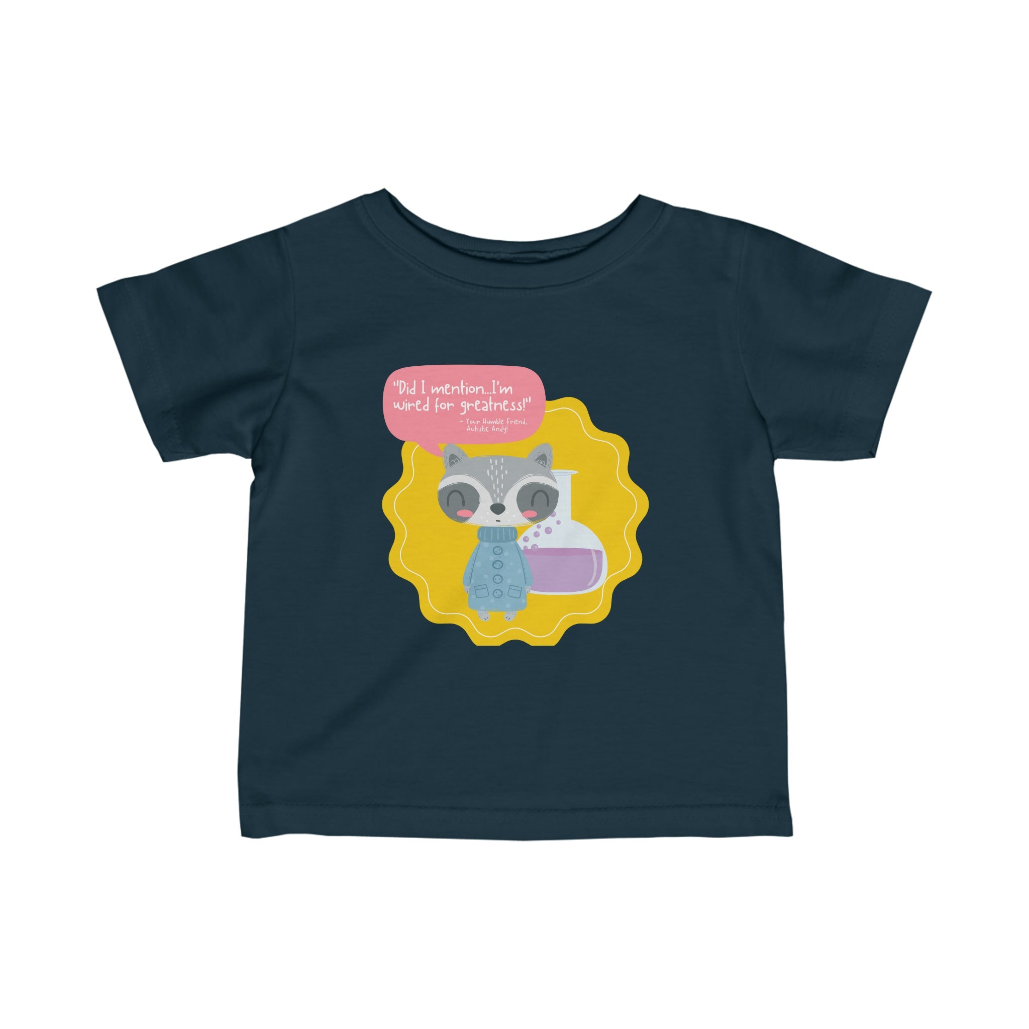 Autistic Andy's Limited Edition 'Color-Coded Journeys' Infant Fine Jersey Tee