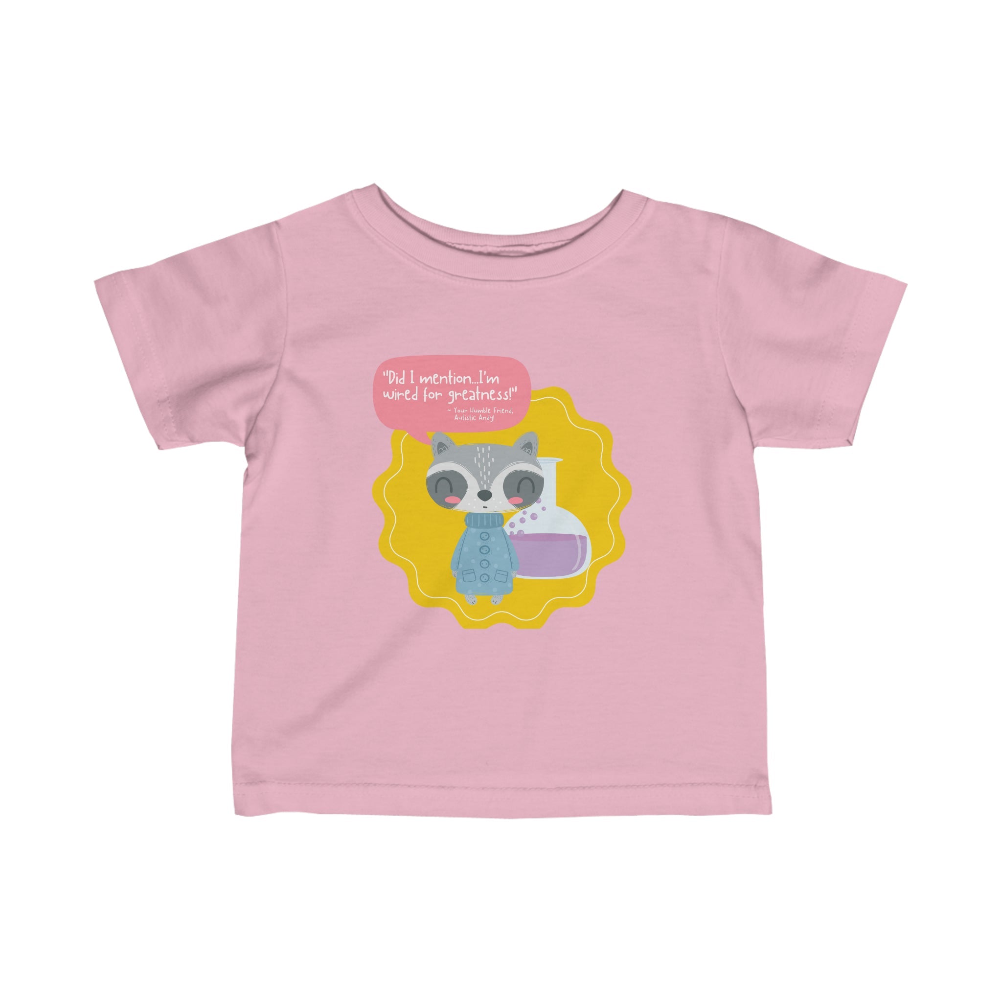 Autistic Andy's Limited Edition 'Color-Coded Journeys' Infant Fine Jersey Tee