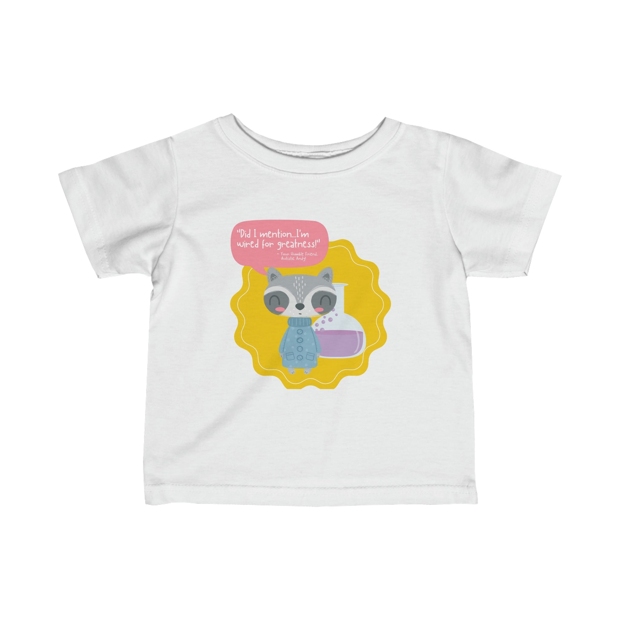 Autistic Andy's Limited Edition 'Color-Coded Journeys' Infant Fine Jersey Tee