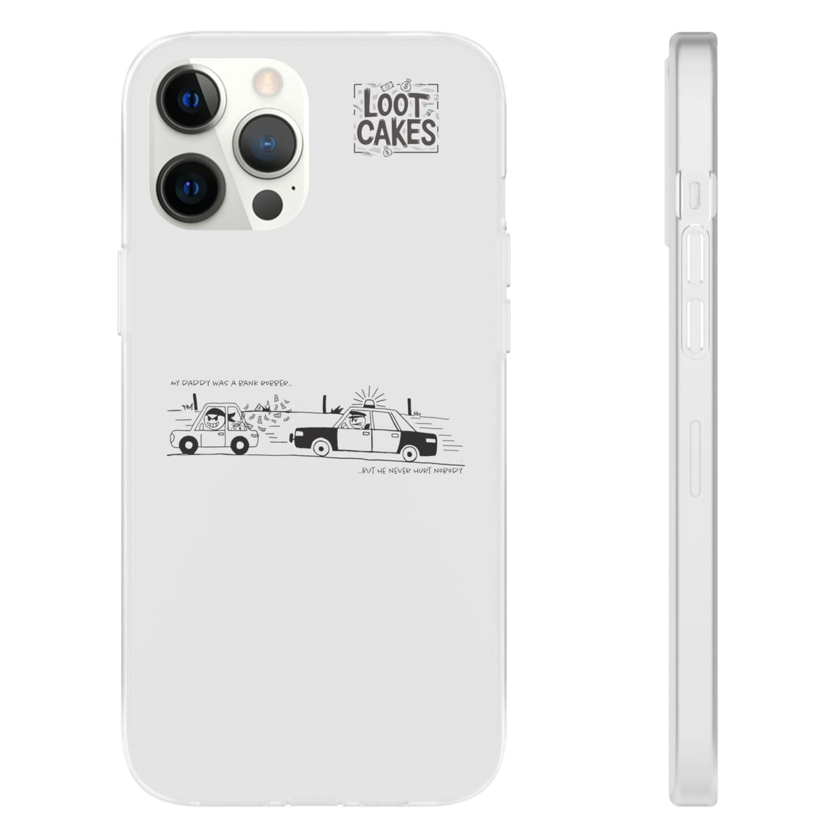 Loot Cakes x Mike Maldonado Phone Case | Slim Clear TPU Graphic