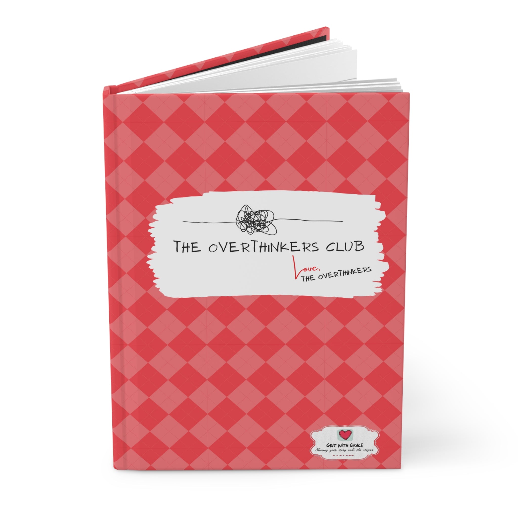The Overthinkers Club 'Navigating Thoughts' Hardcover Matte Journal - Limited Edition