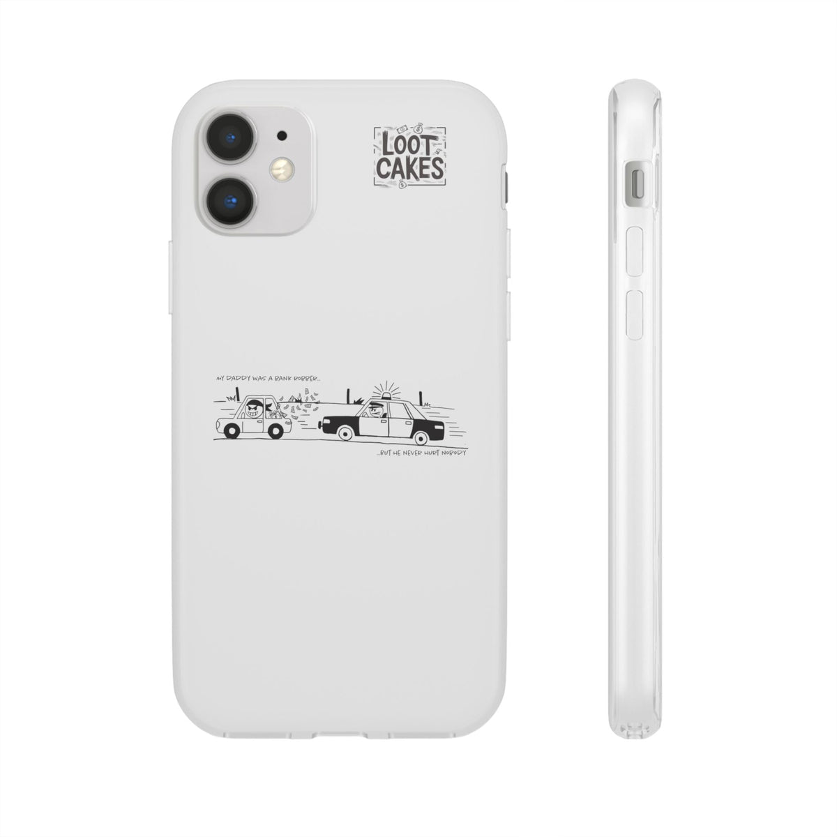 Loot Cakes x Mike Maldonado Phone Case | Slim Clear TPU Graphic