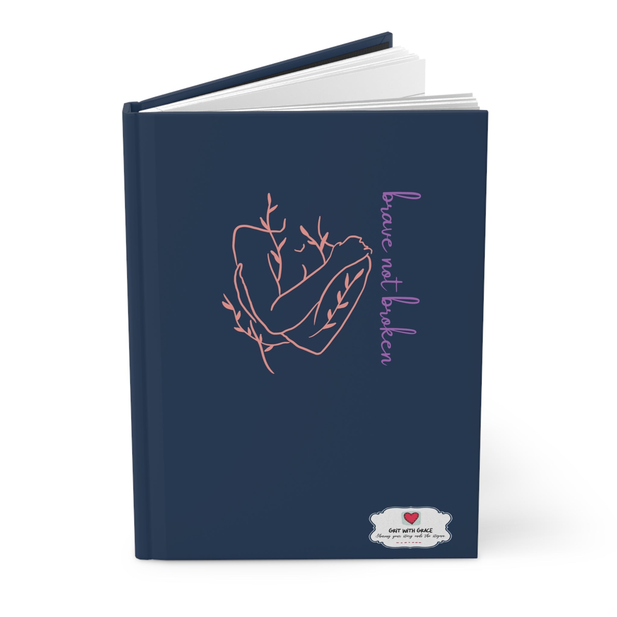 Grit with Grace 'Strength in Resilience' Hardcover Journal