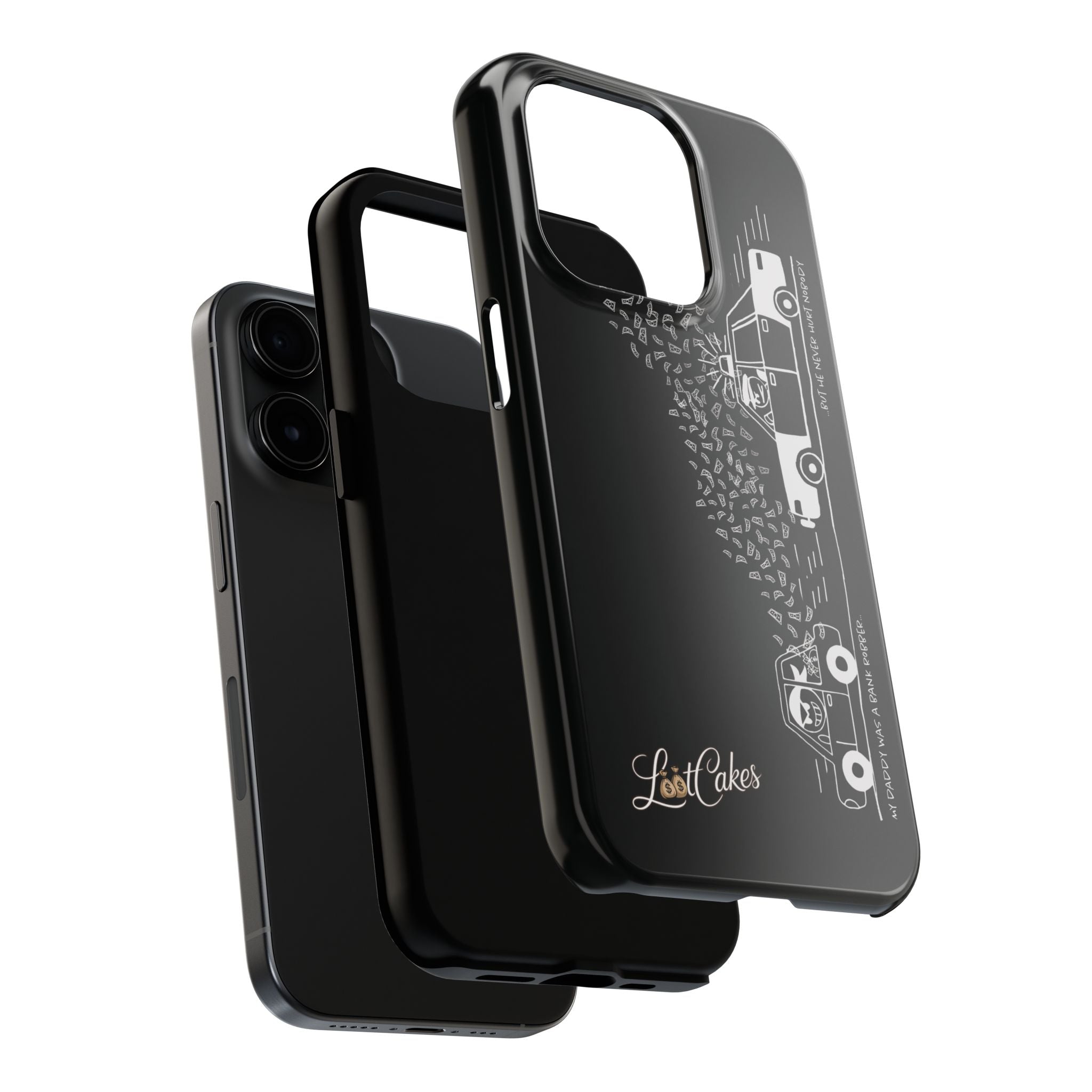 Tough Phone Case - Adventure Truck Line Art ("Life is Better When You're Outside")