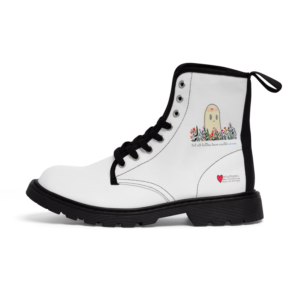 Invisible Ghost 'Unseen Scars' Women’s Combat Boots