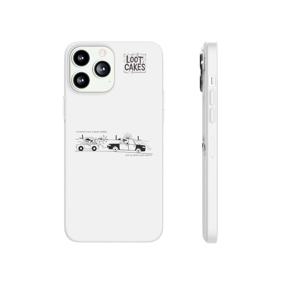 Loot Cakes x Mike Maldonado Phone Case | Slim Clear TPU Graphic